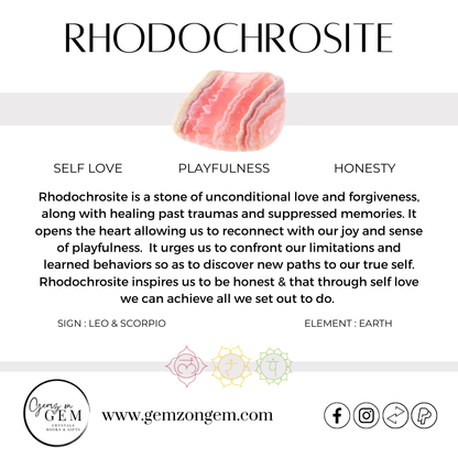 Rhodochrosite Slab