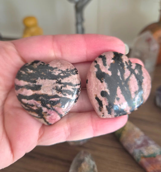 Rhodonite Heart