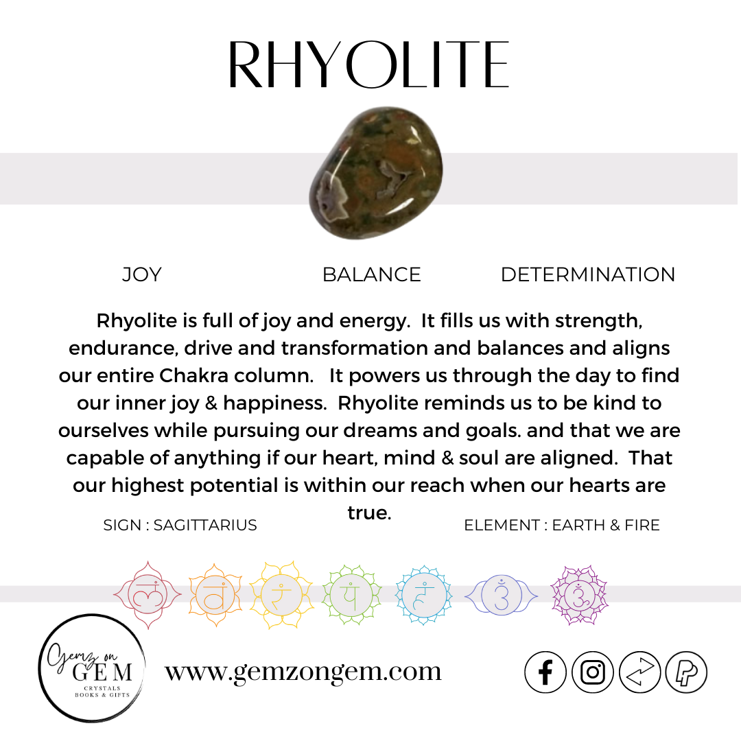 Rhyolite Bracelet