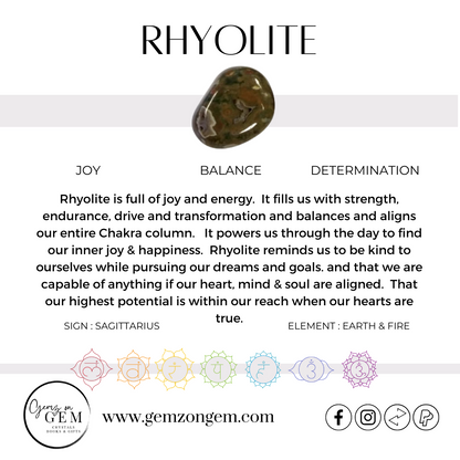 Rhyolite Bracelet