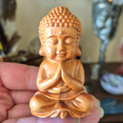 wooden buddha
