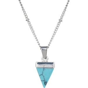 TRIANGULAR CRYSTAL NECKLACE
