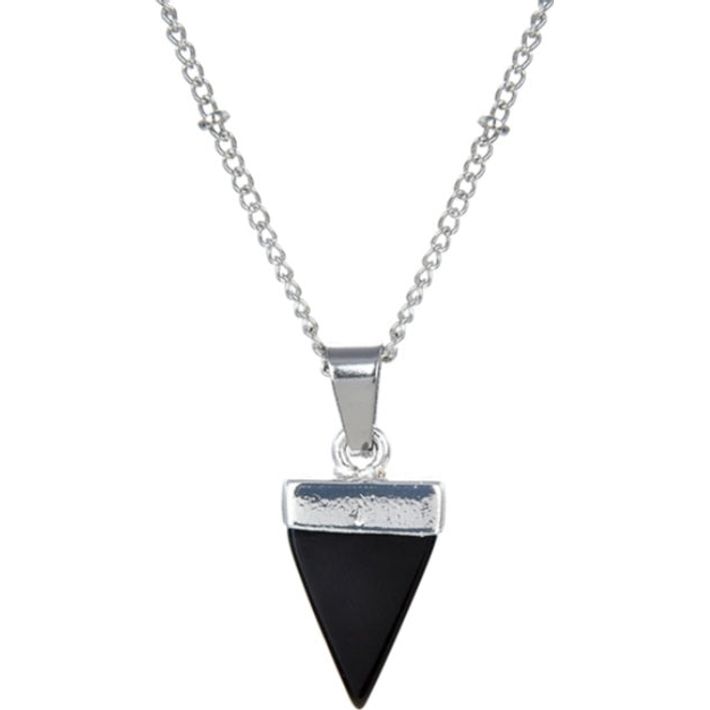 TRIANGULAR CRYSTAL NECKLACE
