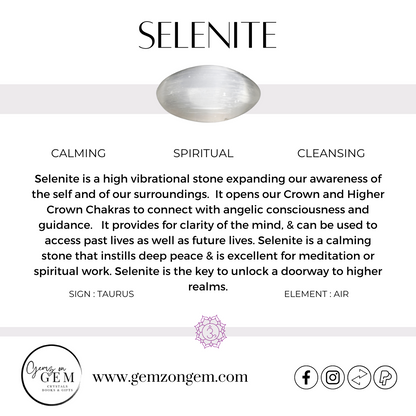 Selenite Cage Lamp