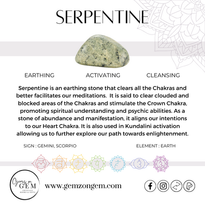 Serpentine Polished Point