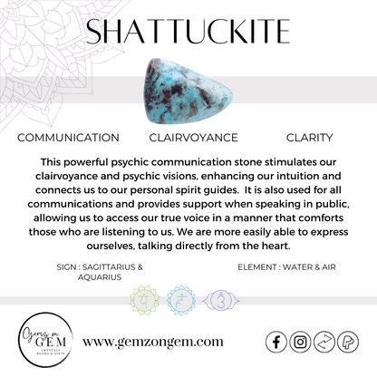 Shattuckite Ring - Size 8