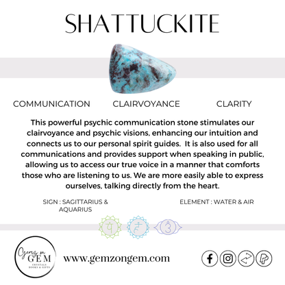 Shattuckite Ring Size 7