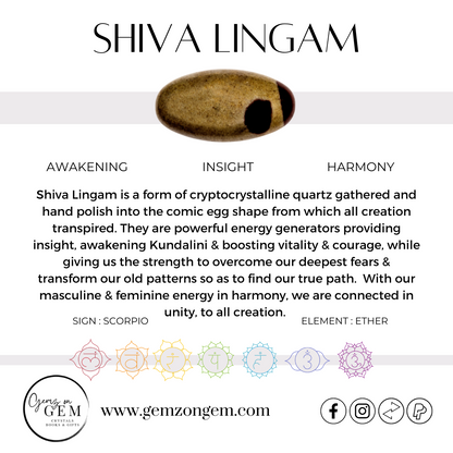 Shiva Lingam Tumbles