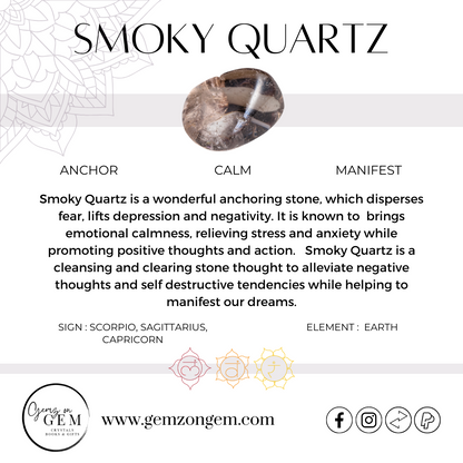 Amazonite & Smoky Quartz Free Form