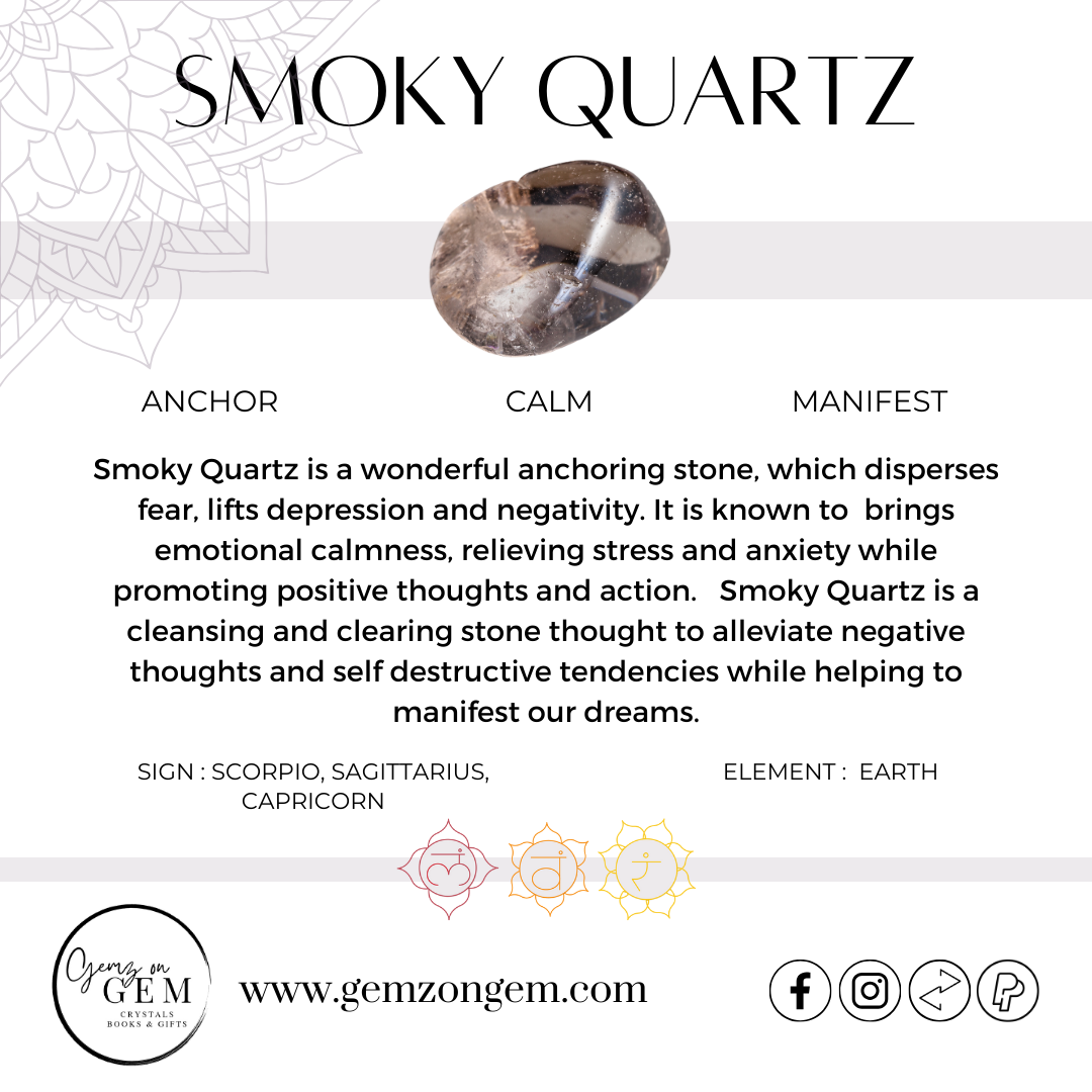 Smoky Quartz Cluster