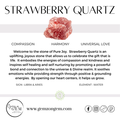 Strawberry Quartz Point