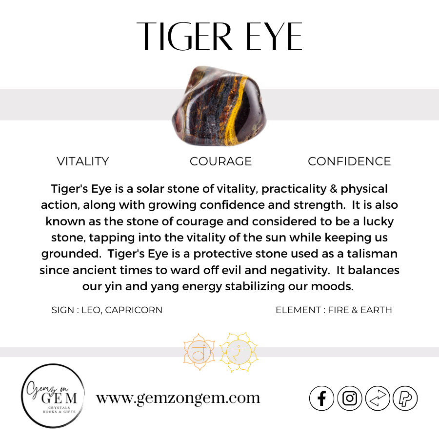 Tiger Eye Ring Size 11