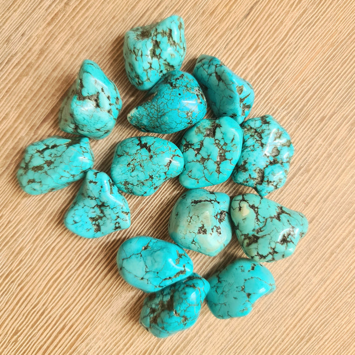 Turquoise Tumble - Medium
