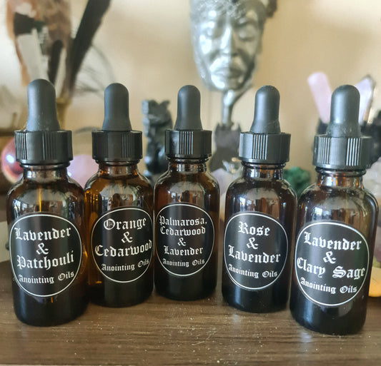 Wiccan Anointing Ritual Oils