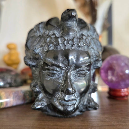 Black Obsidian Medusa