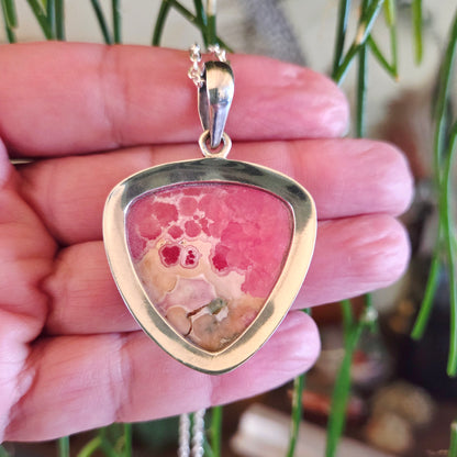 Rhodochrosite Pendant