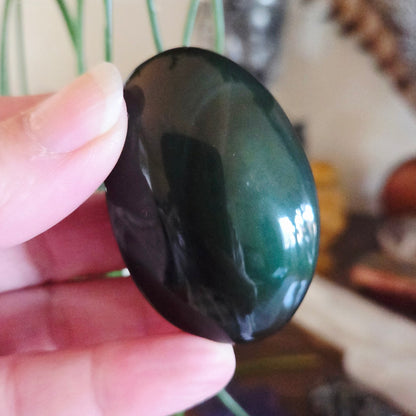 Rainbow Obsidian Palm Stone