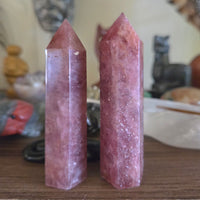 Strawberry Quartz Point