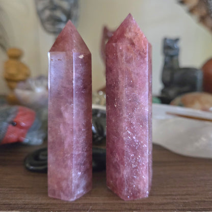 Strawberry Quartz Point