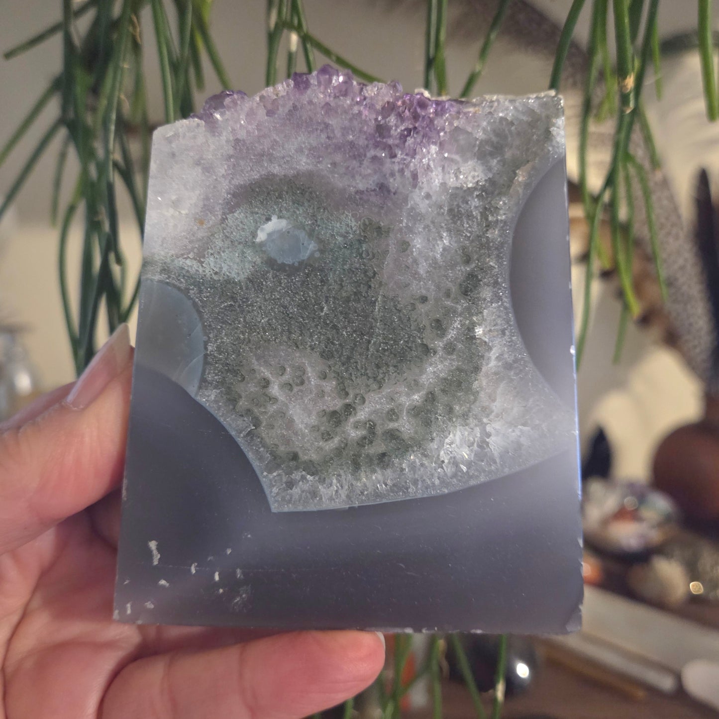 Amethyst Citrine Slice