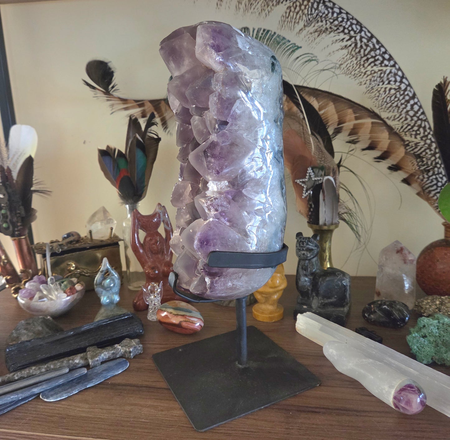 Amethyst Cluster On Stand 2.9Kg