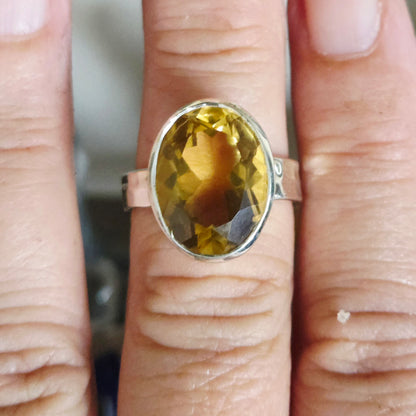 Citrine Ring Size 8