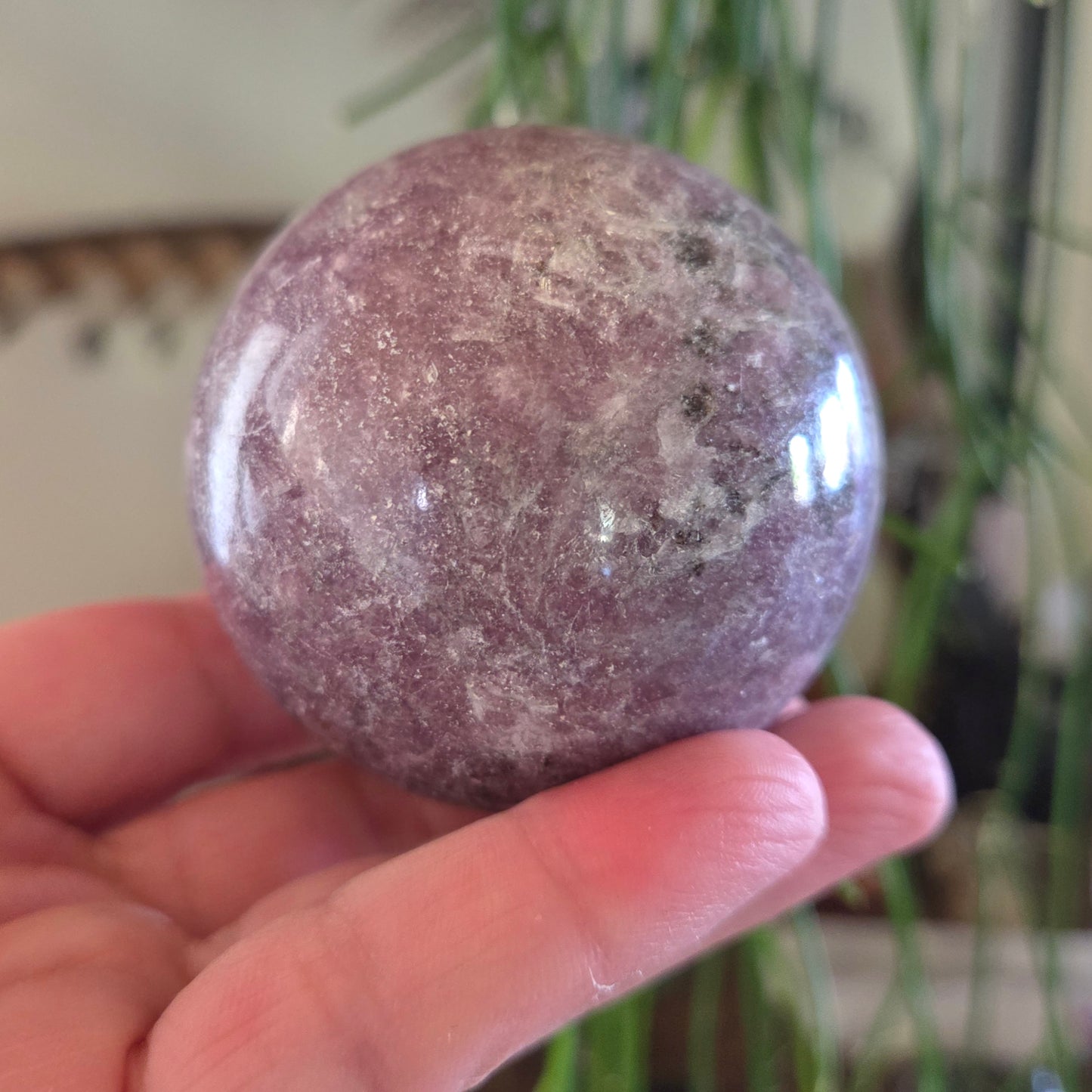 Lepidolite Sphere