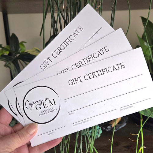 Gemz Gift Certificate