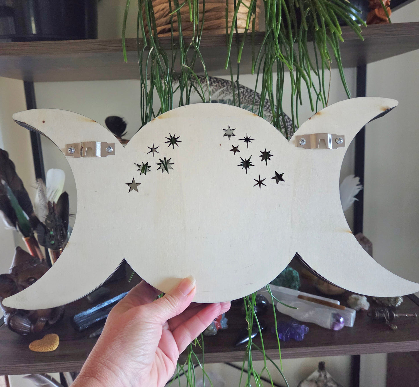 Triple Moon Goddess Hanging