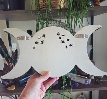 Triple Moon Goddess Hanging