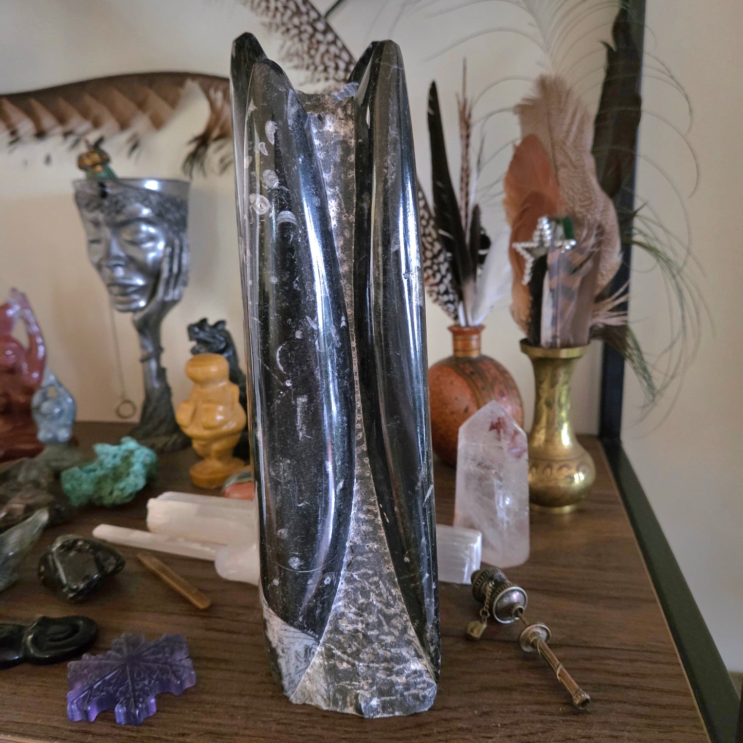 Orthoceras Fossil Tower 2Kg