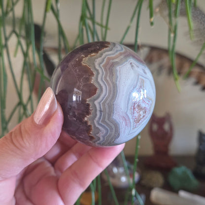 Amethyst Agate Spheres