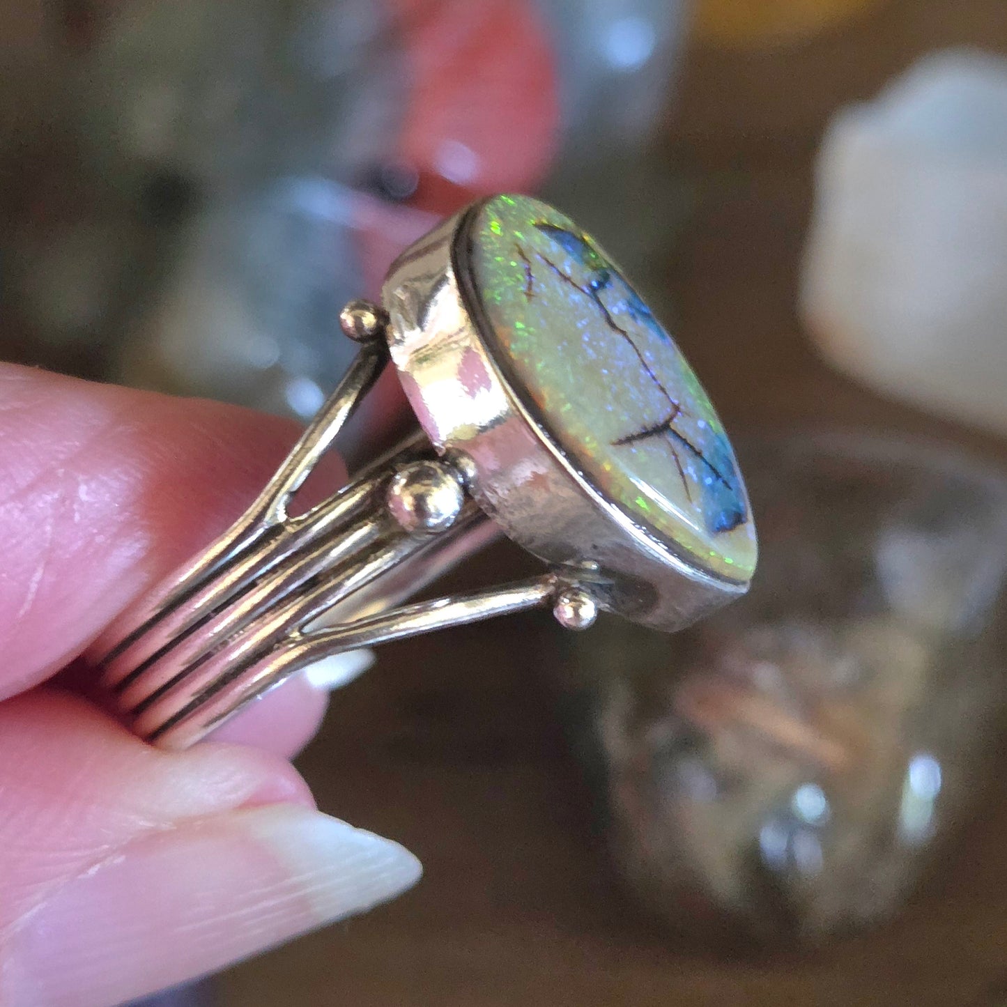 Monarch Opal Ring Size 9