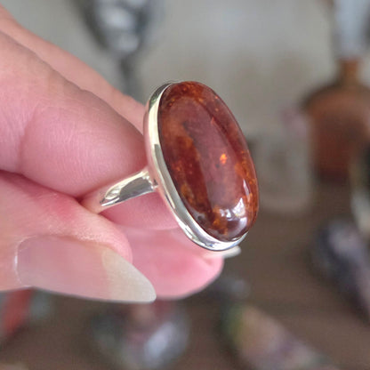 Amber Ring - Size 10