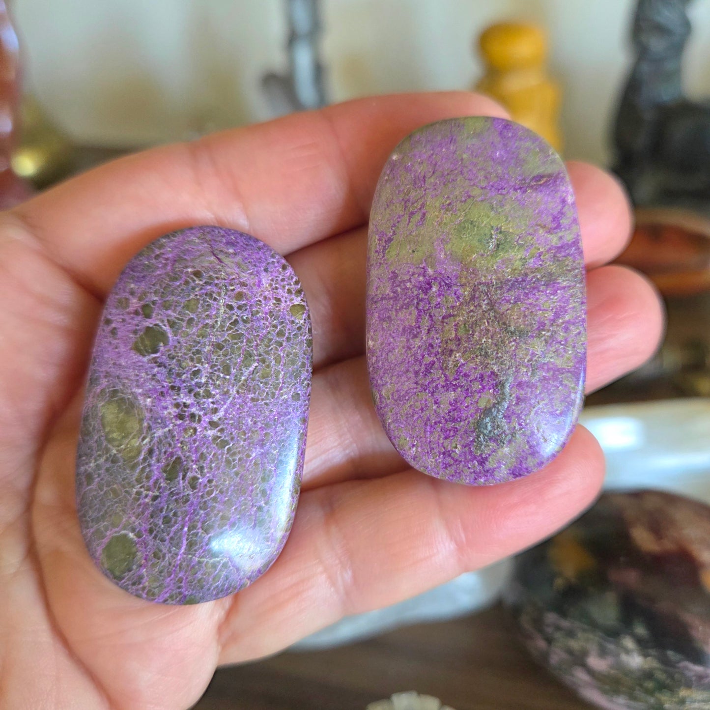 Atlantisite Palm Stone
