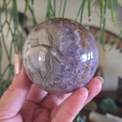 Amethyst Agate Spheres