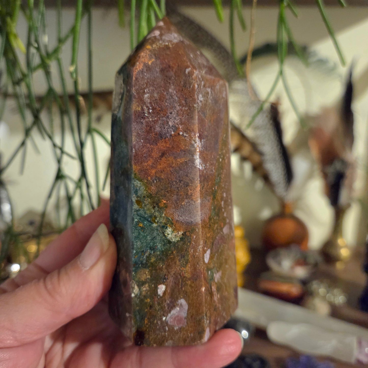 Ocean Jasper Obelisk