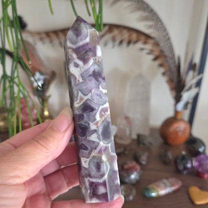 Chevron Amethyst Tower