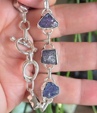 Tanzanite Fob Bracelet