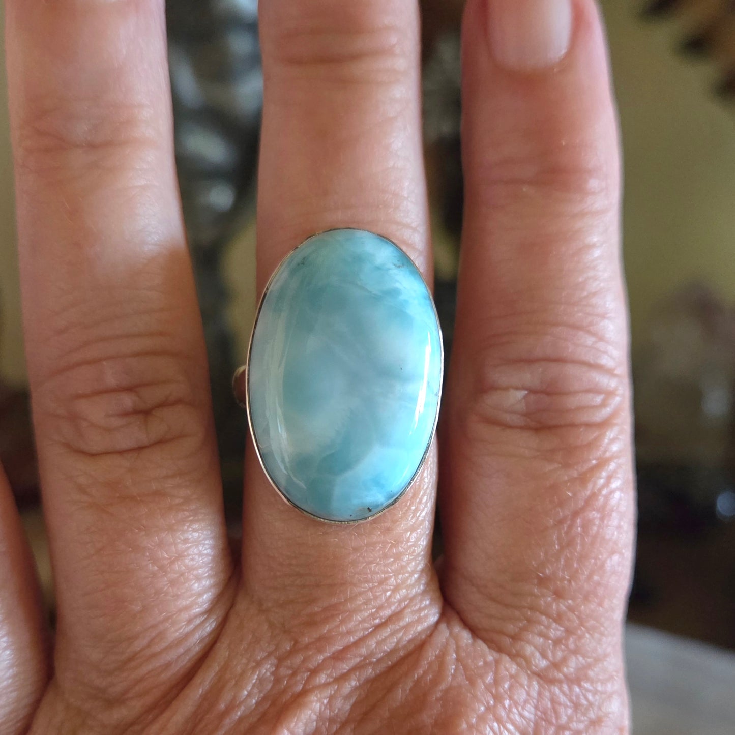 Larimar Ring Size 11