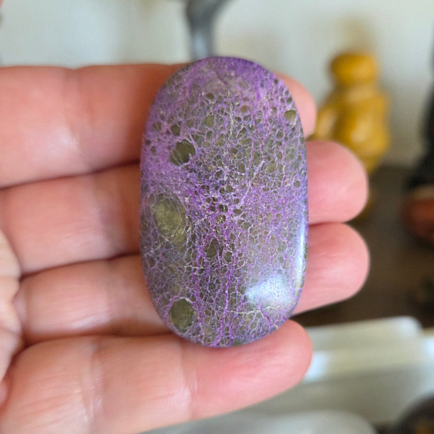 Atlantisite Palm Stone