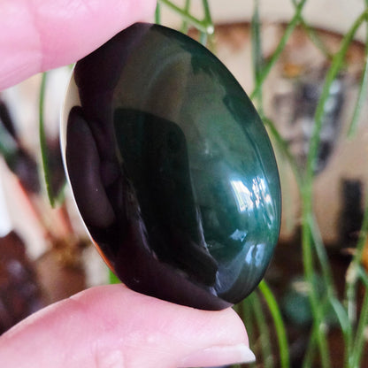 Rainbow Obsidian Palm Stone