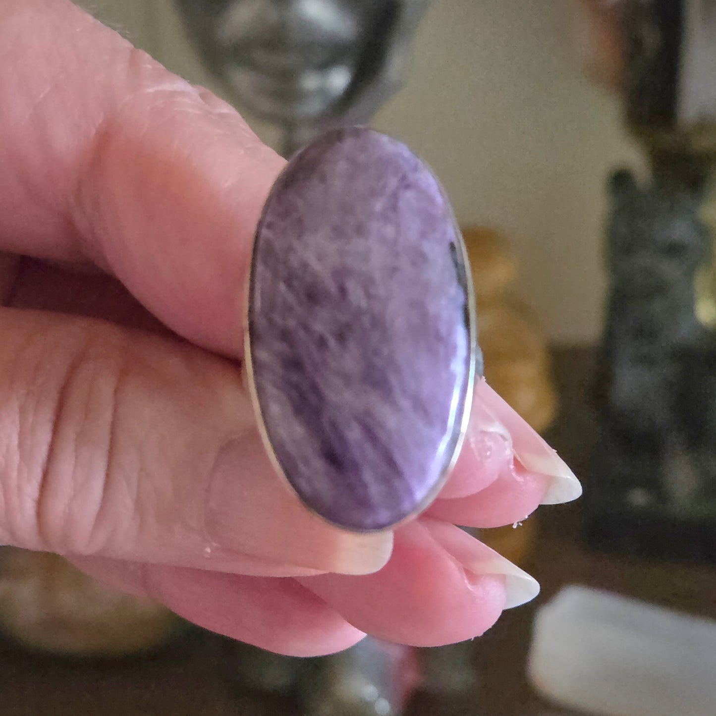 Charoite Ring Size 9