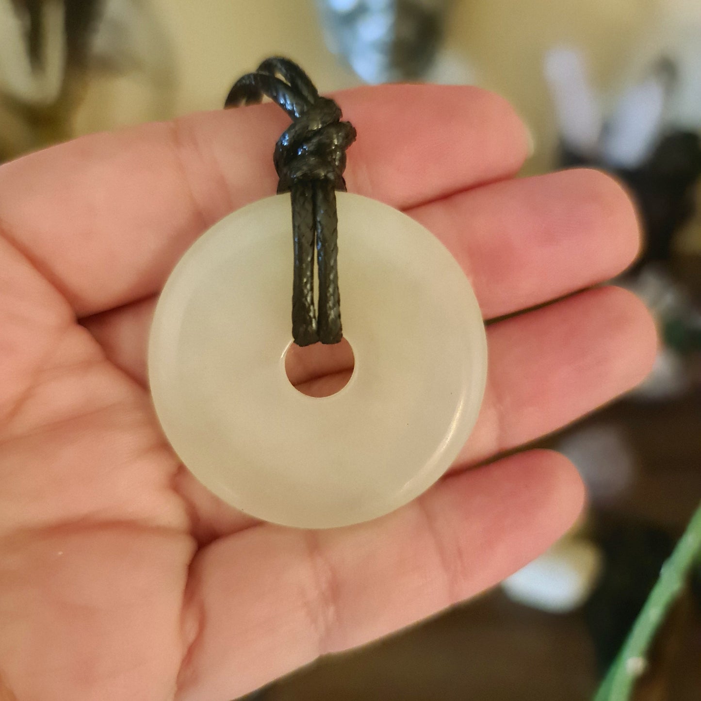Crystal Donut Pendant