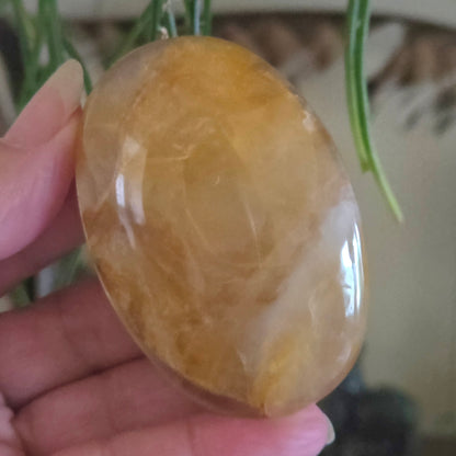 Golden Healer Palm Stone