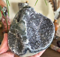 Black Amethyst Geode 1.48Kg