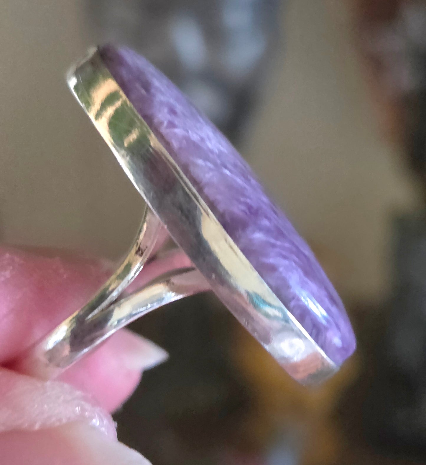 Charoite Ring Size 9