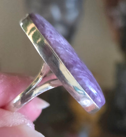 Charoite Ring Size 9