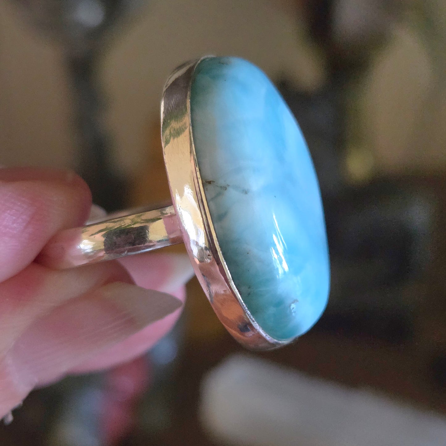 Larimar Ring Size 11