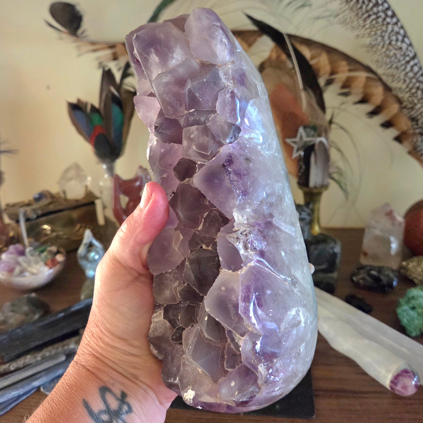 Amethyst Cluster On Stand 2.9Kg